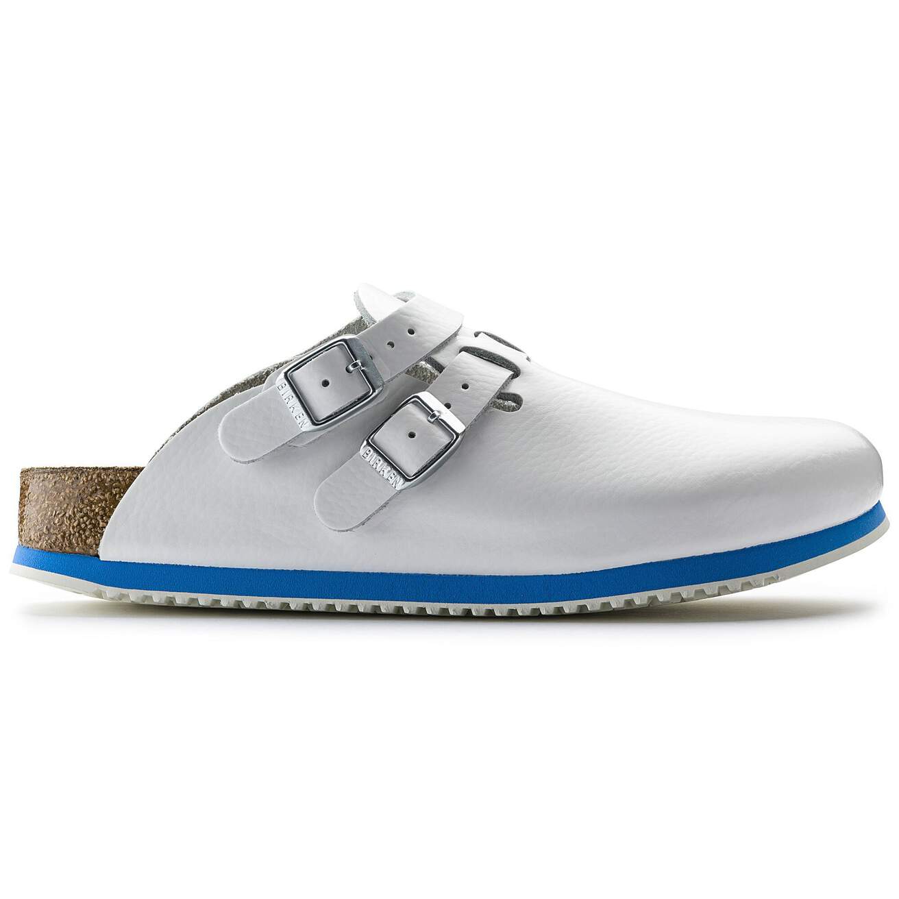 Birkenstock Professional Kay SL Soft Footbed Natural Leather Work Clogs - SecureHeights