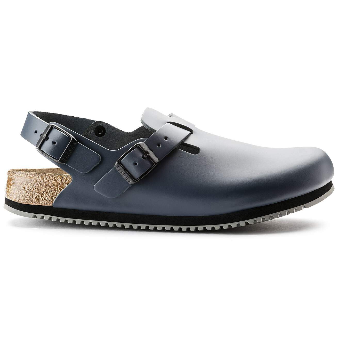 Birkenstock Professional Tokio Super Grip Natural Leather Hospitality Work Clogs - SecureHeights