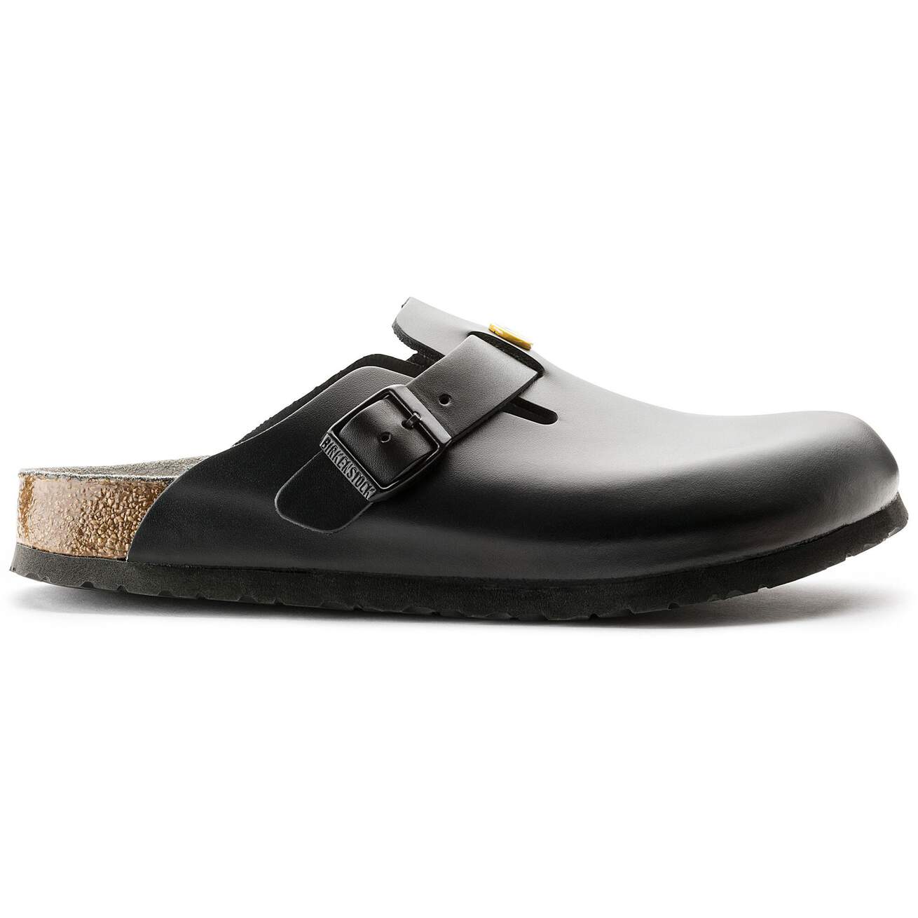 Birkenstock Professional Boston ESD Natural Leather Work Clogs - SecureHeights