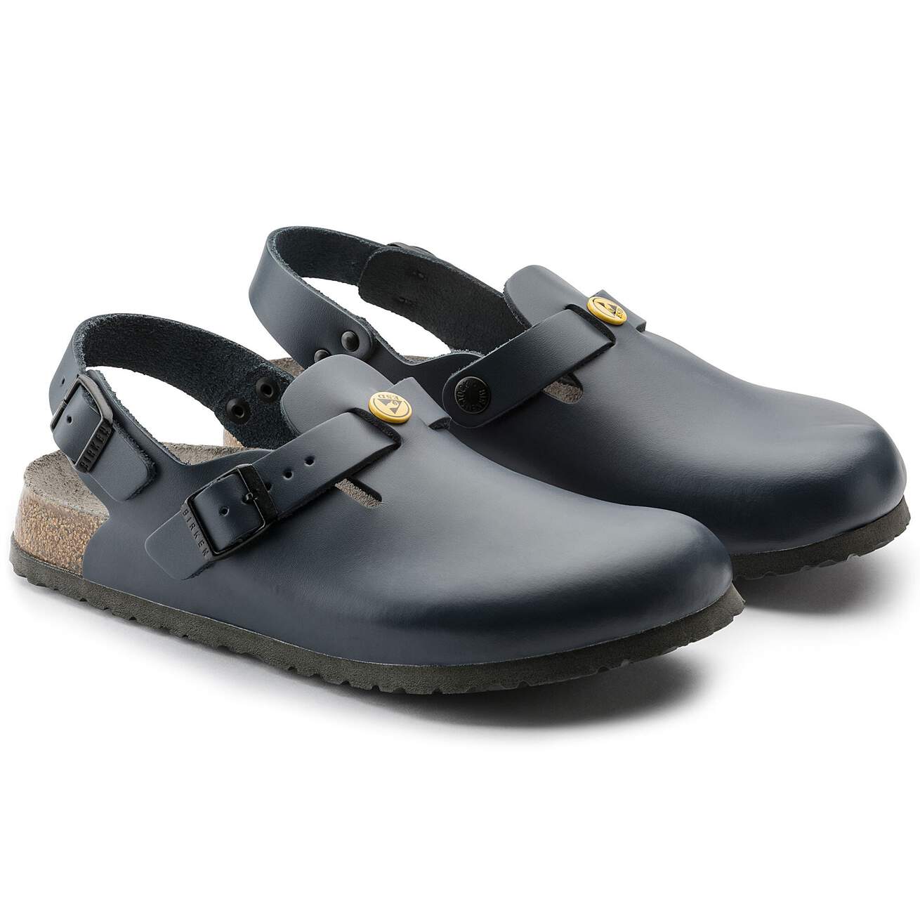 Birkenstock Professional Tokio ESD Natural Leather Hospitality Work Clogs - SecureHeights