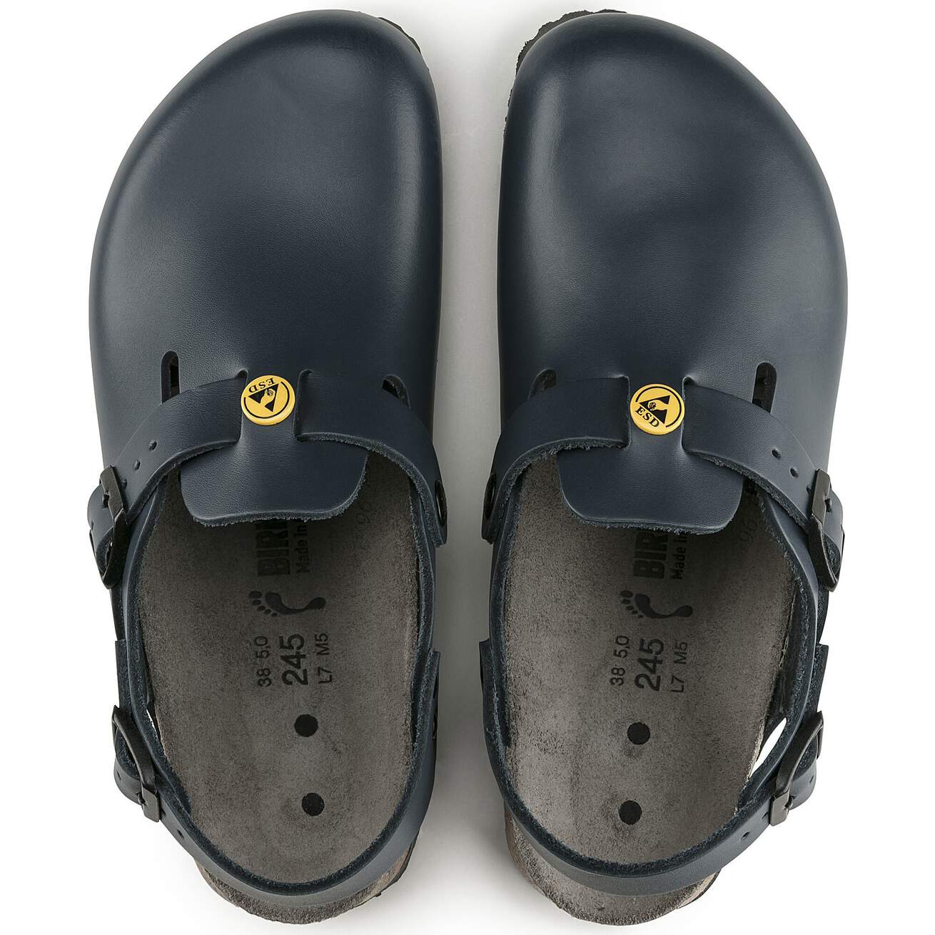 Birkenstock Professional Tokio ESD Natural Leather Hospitality Work Clogs - SecureHeights