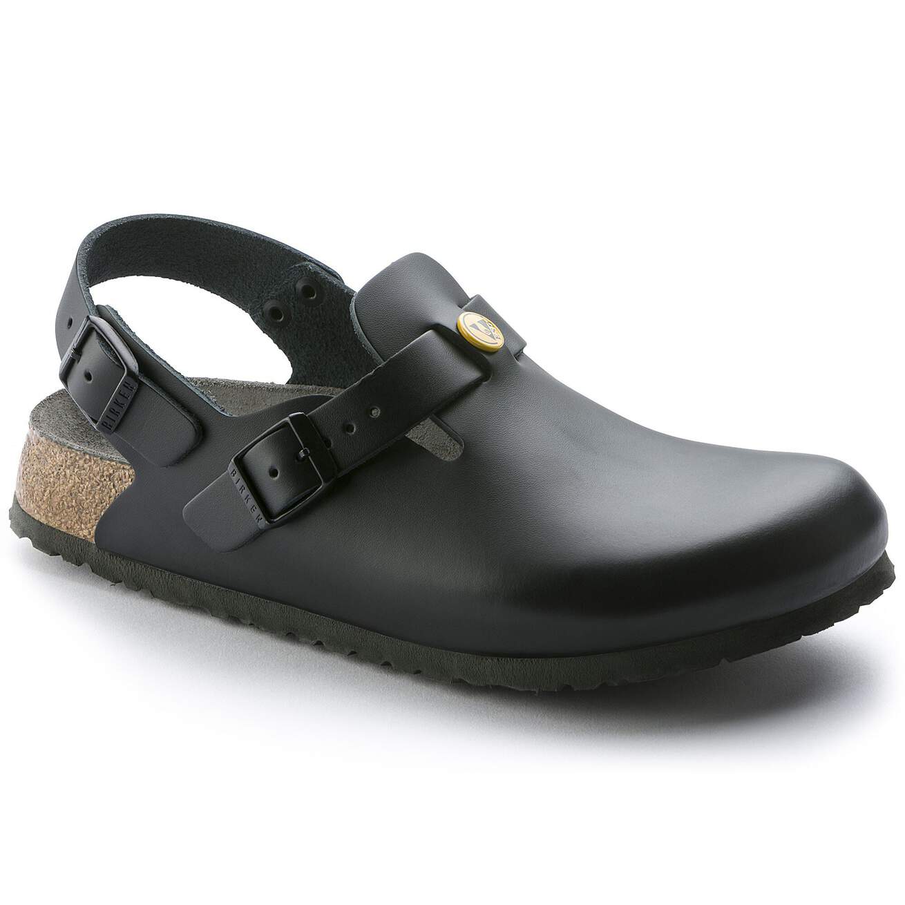 Birkenstock Professional Tokio ESD Natural Leather Hospitality Work Clogs - SecureHeights