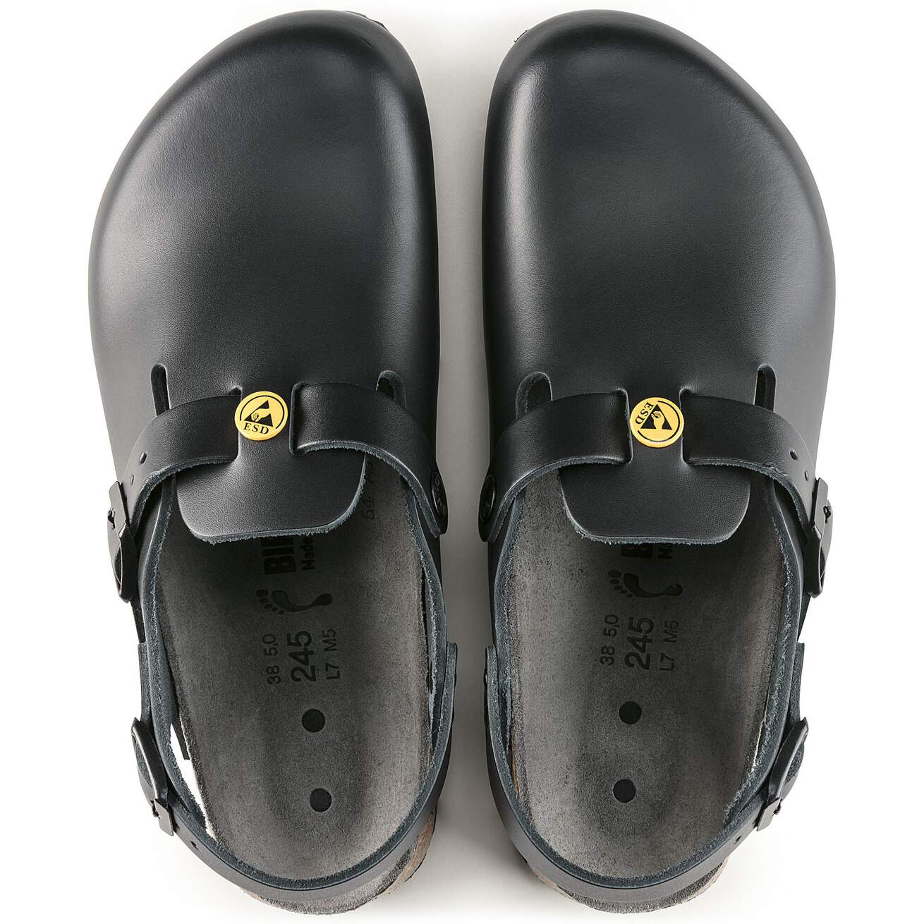 Birkenstock Professional Tokio ESD Natural Leather Hospitality Work Clogs - SecureHeights