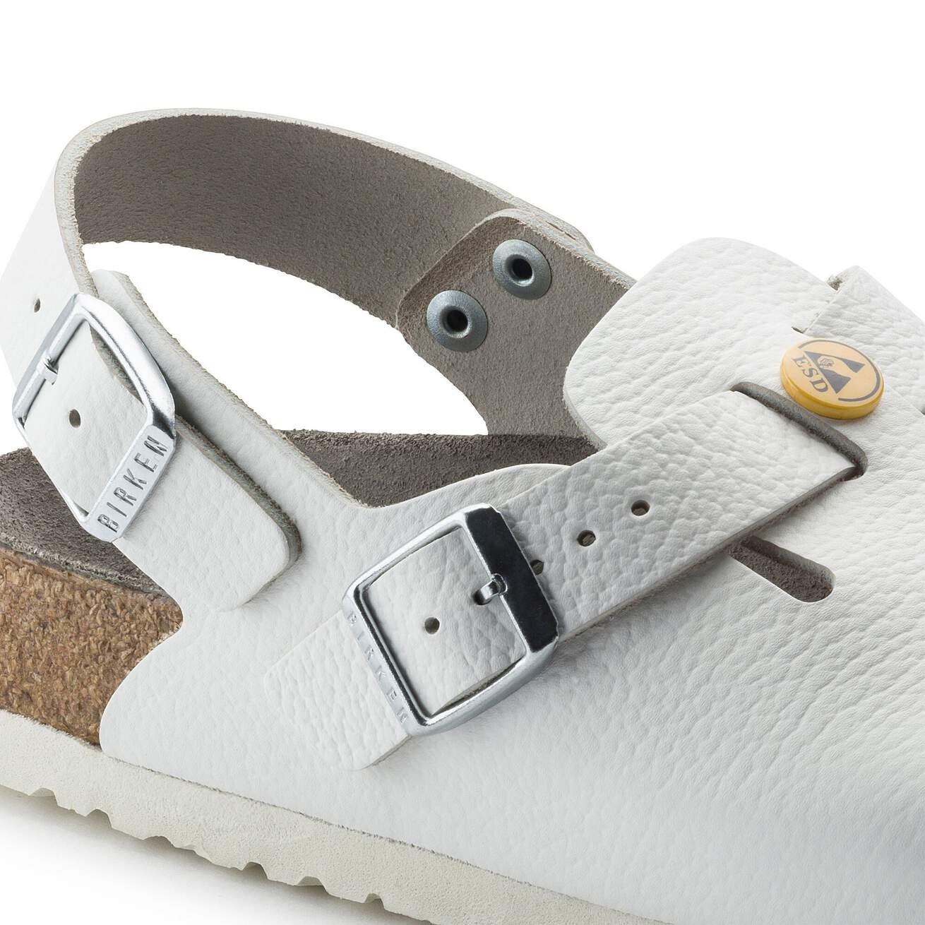 Birkenstock Professional Tokio ESD Natural Leather Hospitality Work Clogs - SecureHeights