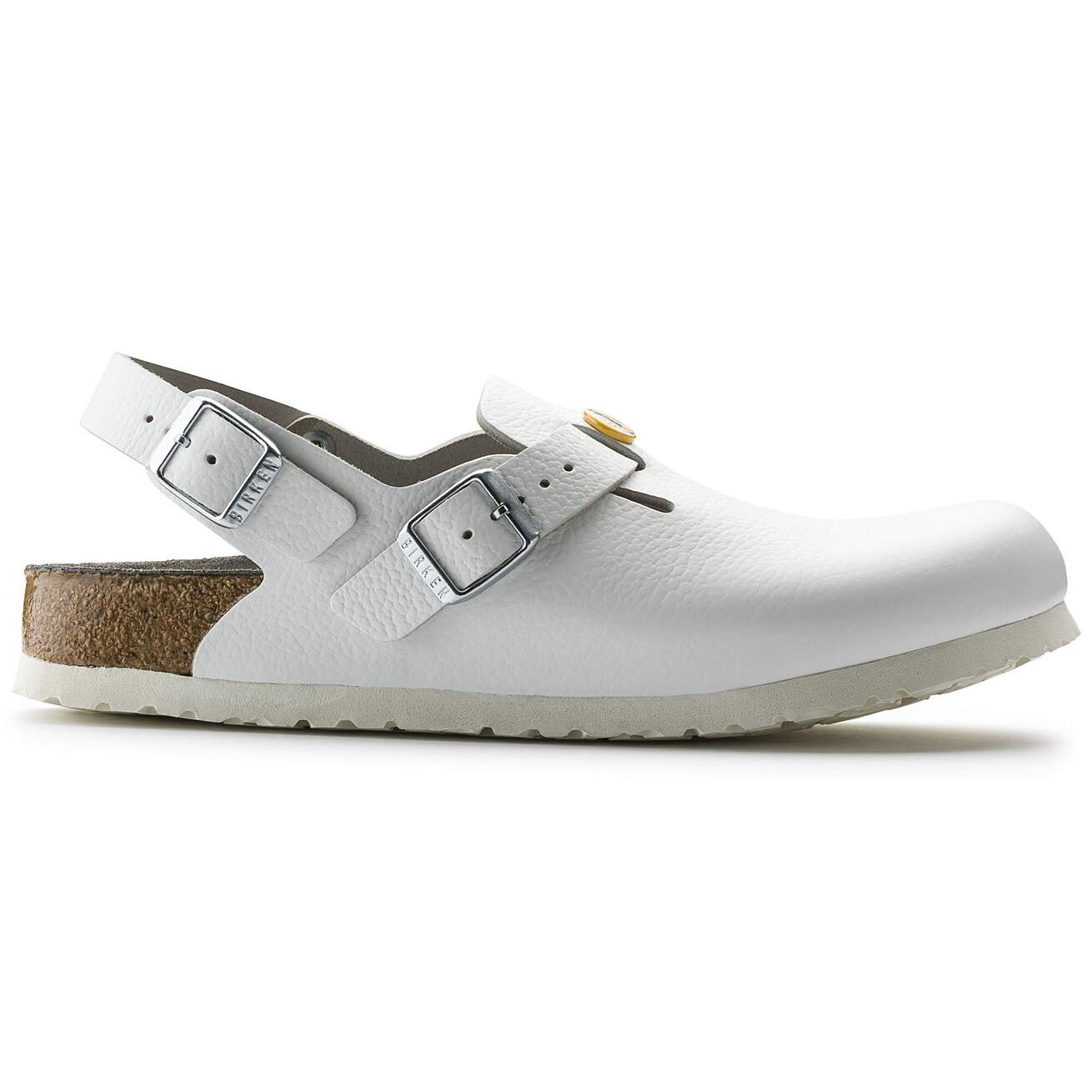 Birkenstock Professional Tokio ESD Natural Leather Hospitality Work Clogs - SecureHeights