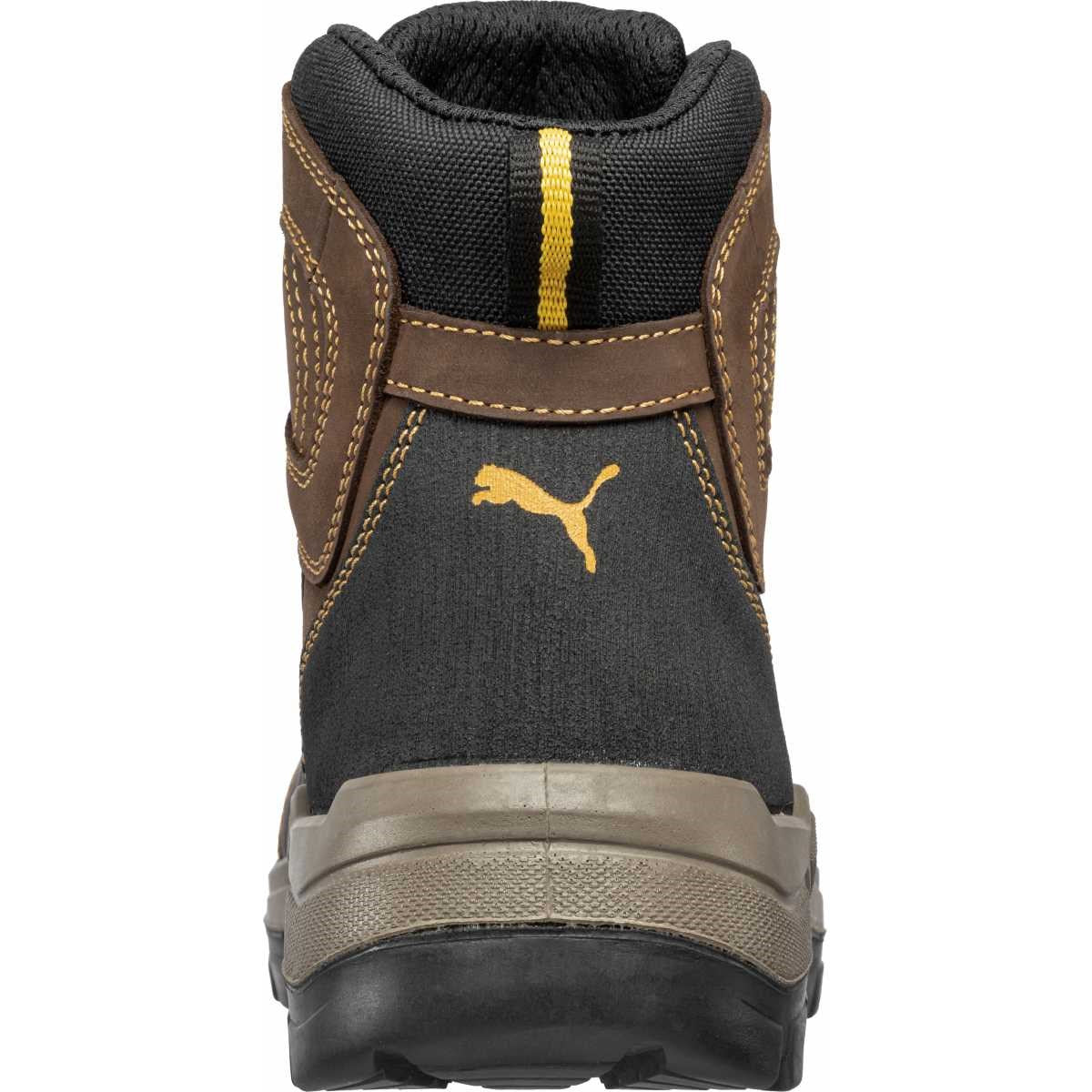 PUMA Safety SCUFF CAPS EVO SIERRA NEVADA MID S7S Greased Full-Grain Leather Safety Boots - Brown