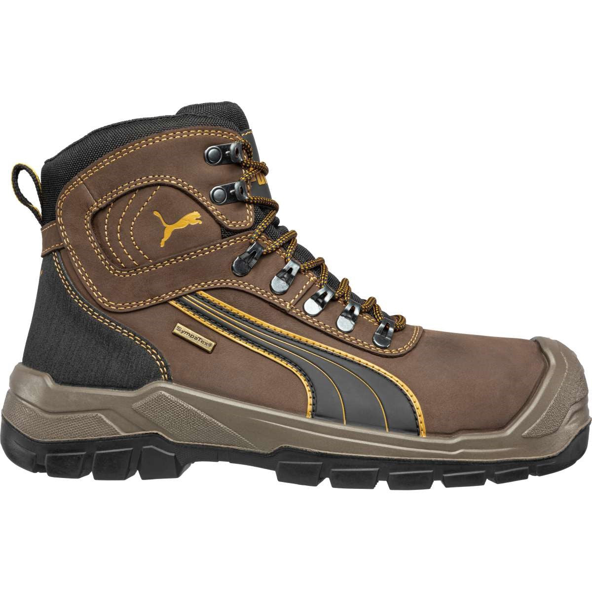 PUMA Safety SCUFF CAPS EVO SIERRA NEVADA MID S7S Greased Full-Grain Leather Safety Boots - Brown