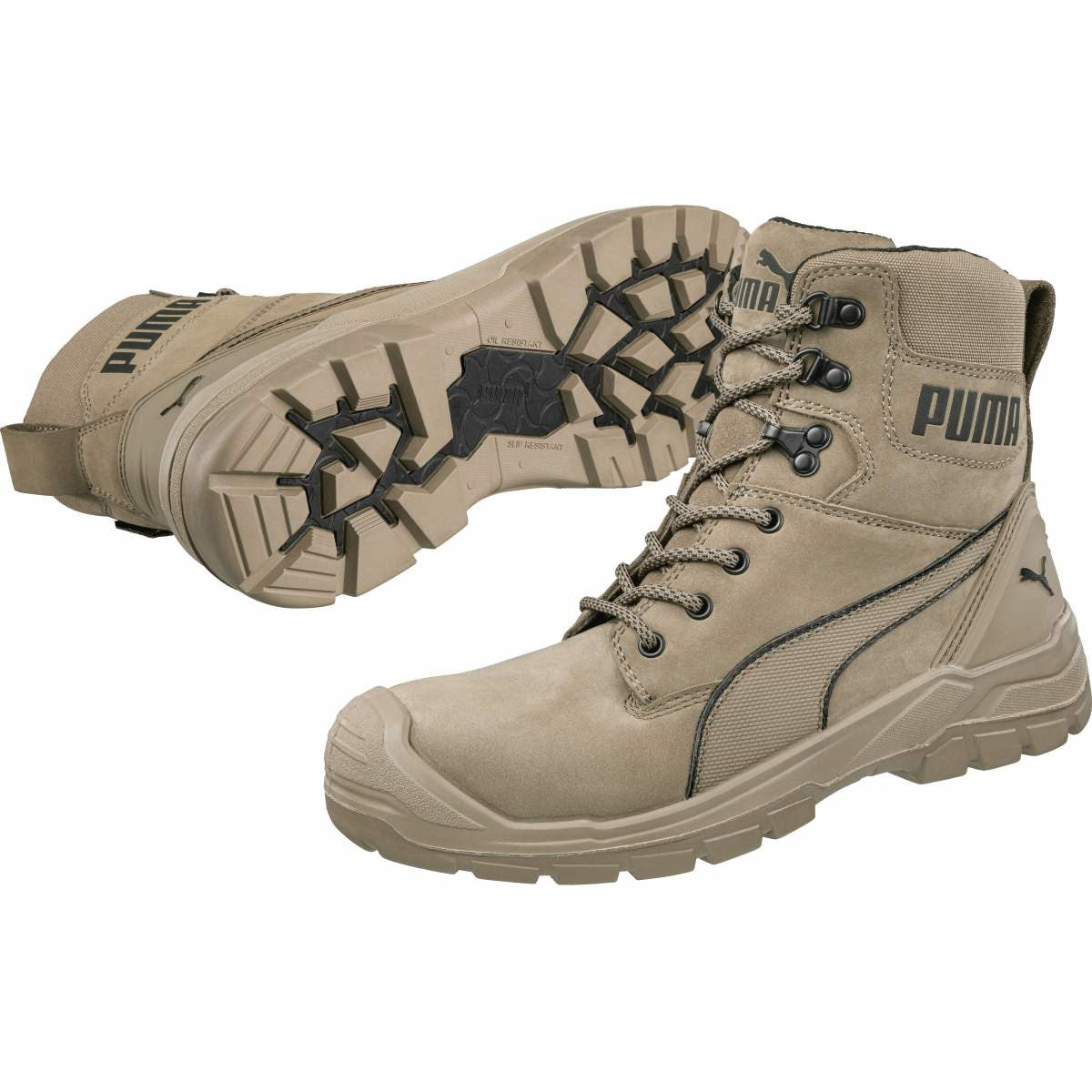 PUMA Safety SCUFF CAPS EVO CONQUEST HIGH S3 Nubuck Leather Safety Boots
