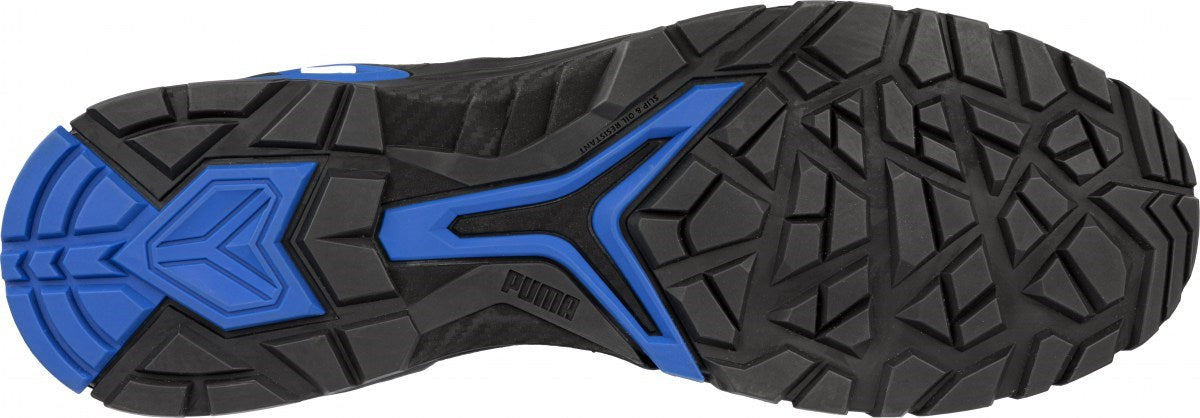 PUMA Safety METRO PROTECT RIO MID S3L Leather Safety Boots - Black/Blue