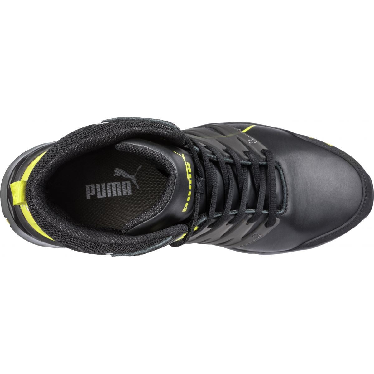PUMA Safety MOTION PROTECT VELOCITY 2.0 MID S3 ESD Leather Safety Boots - Black/Yellow