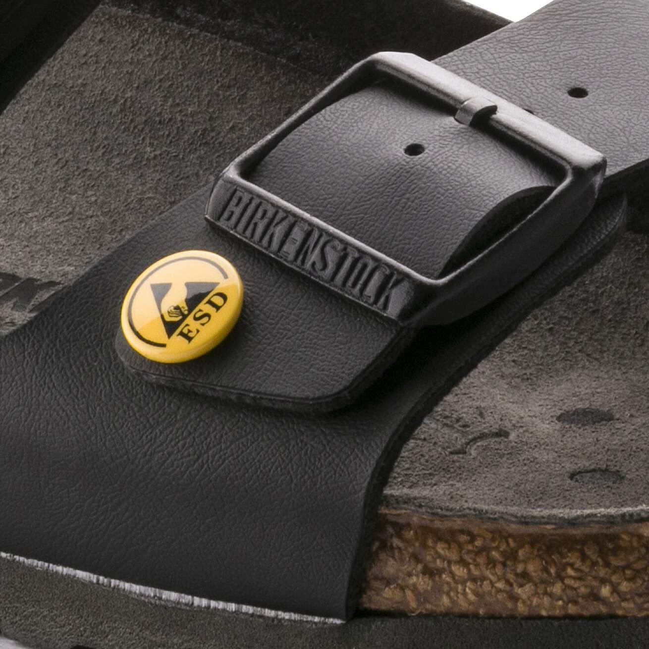 Birkenstock Professional Milano ESD Birko-Flor Work Sandals - Black - SecureHeights