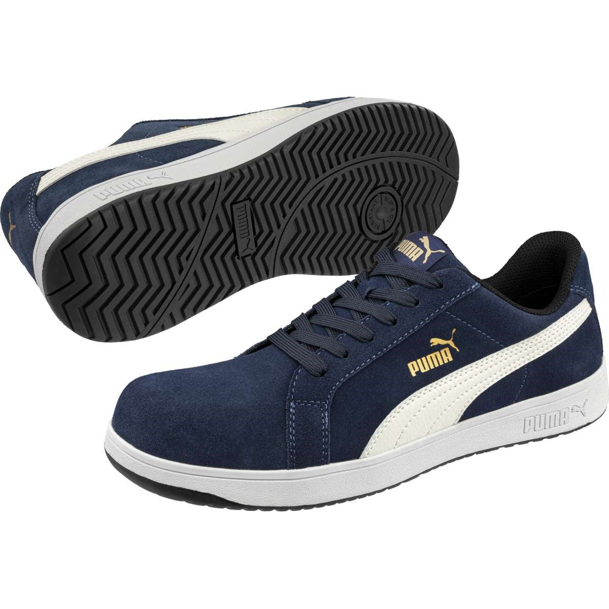 PUMA Safety HERITAGE ICONIC LOW S1PL ESD Suede Safety Trainers