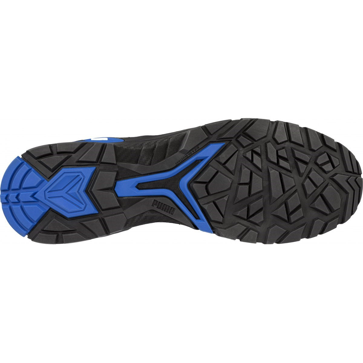 PUMA Safety METRO PROTECT RIO LOW S3 Leather Safety Trainers - Black/Blue