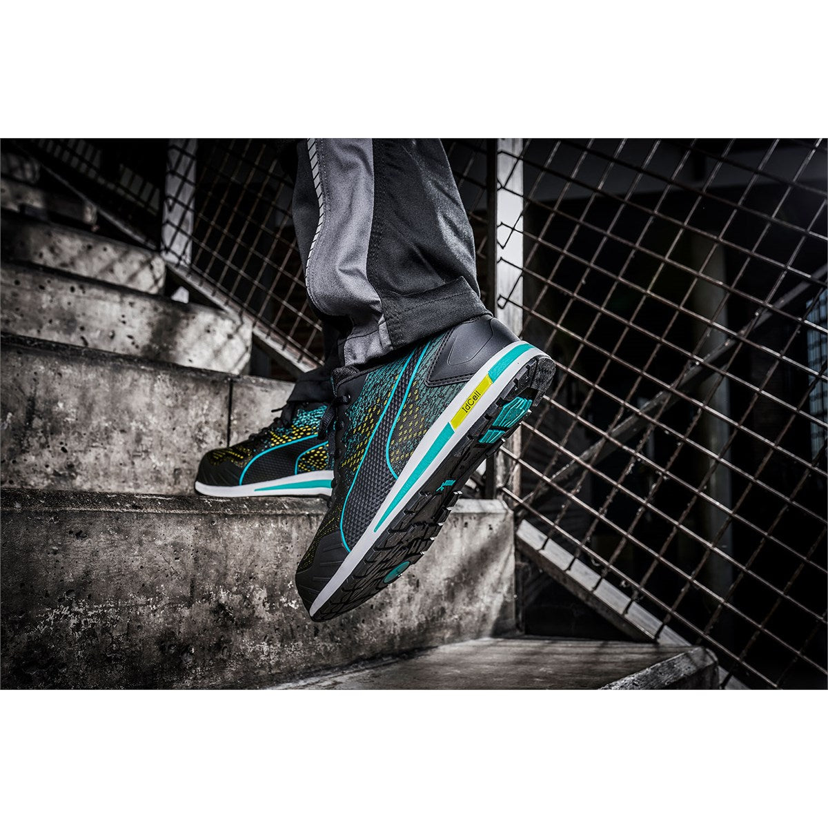 PUMA Safety URBAN PROTECT VIVID LOW S1P ESD Safety Knit Safety Trainers - Black