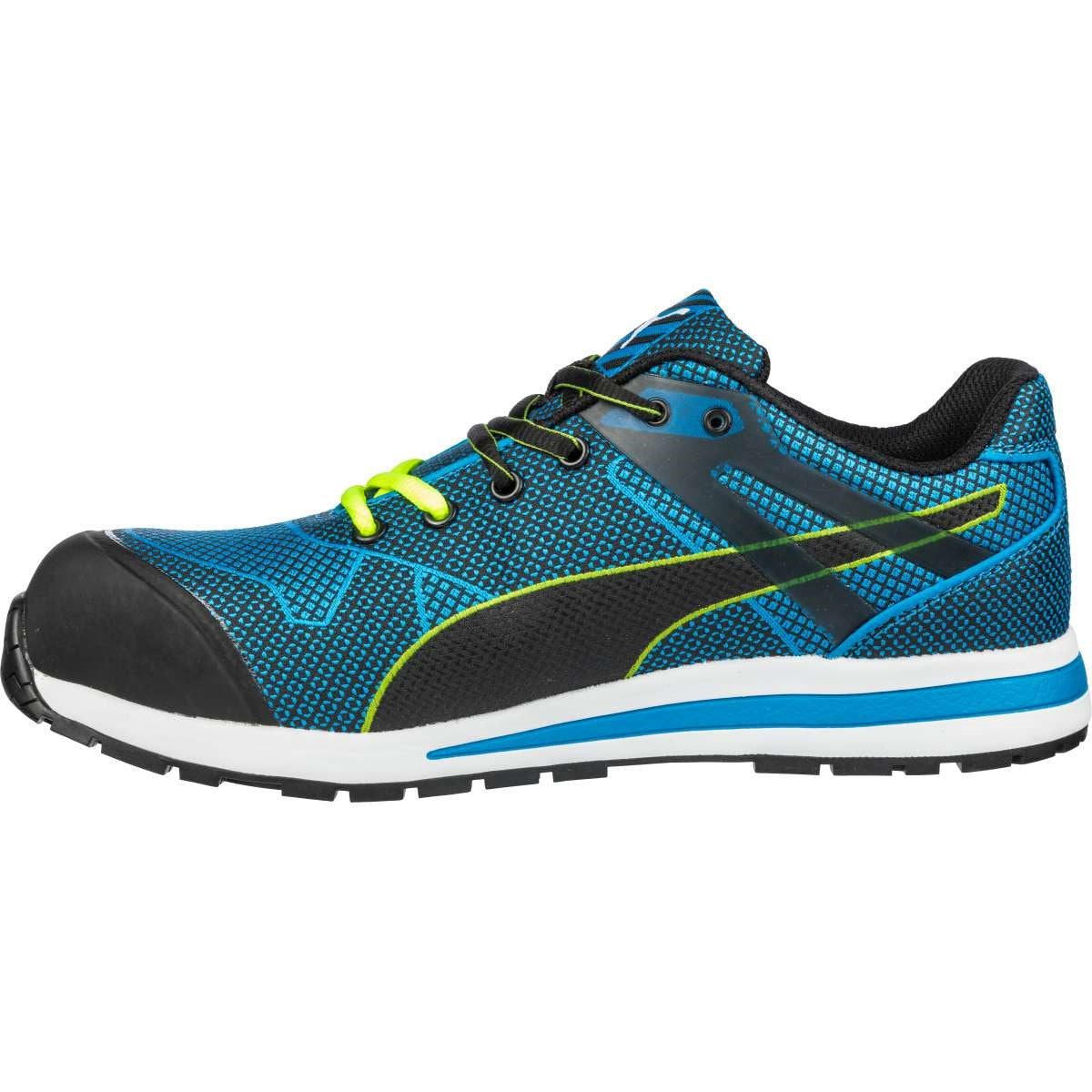 PUMA Safety URBAN PROTECT BLAZE KNIT LOW S1P Safety Knit Safety Trainers - Blue