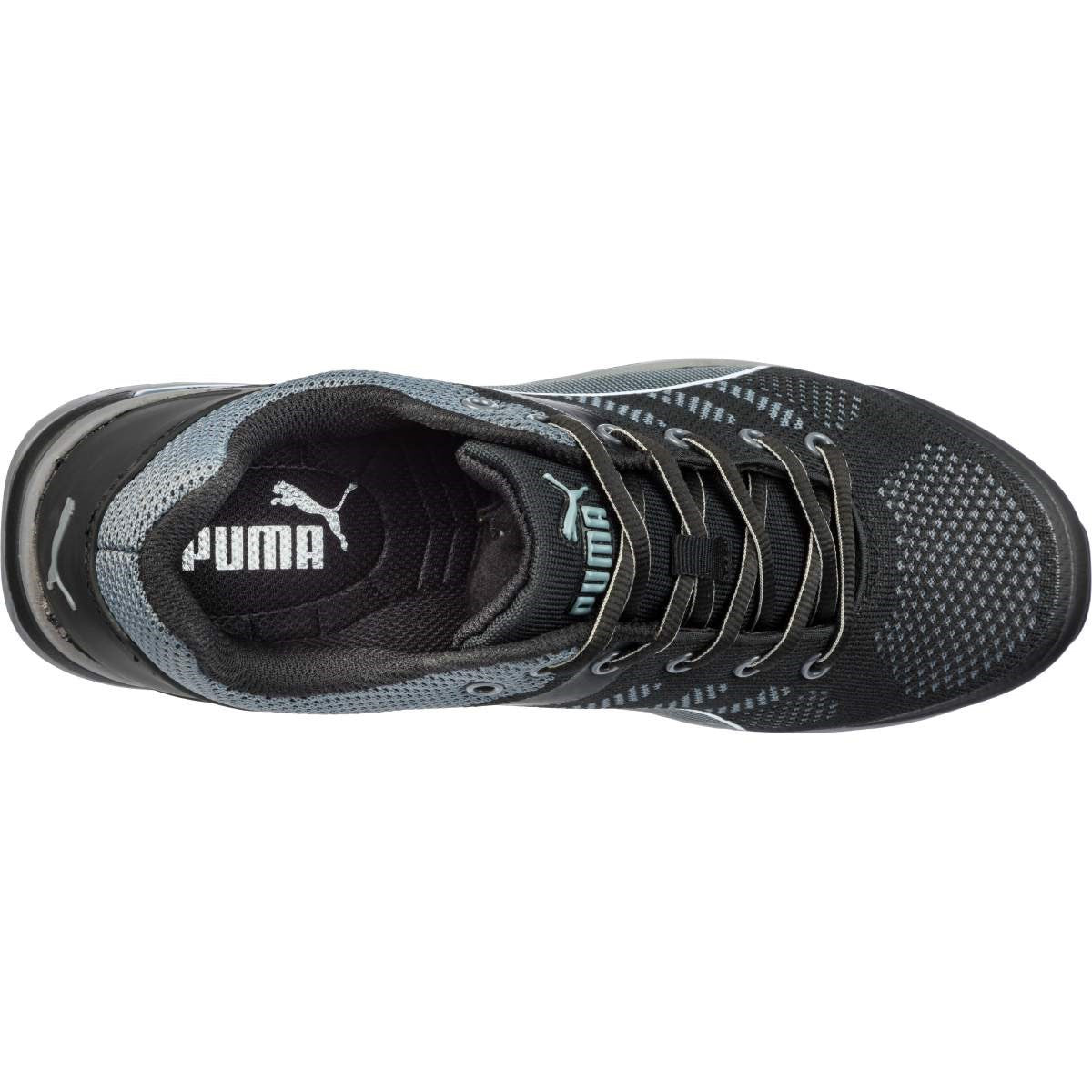 PUMA Safety URBAN PROTECT ELEVATE KNIT LOW S1P ESD Safety Knit Safety Trainers - Black/Grey
