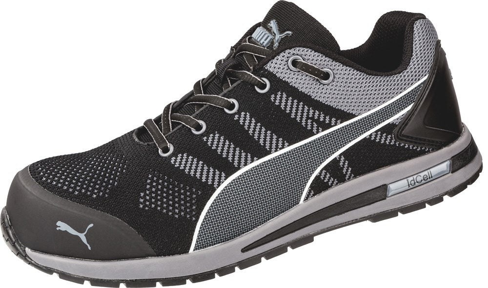 PUMA Safety URBAN PROTECT ELEVATE KNIT LOW S1P ESD Safety Knit Safety Trainers - Black/Grey
