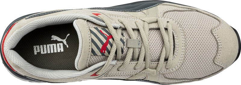 PUMA Safety MOTION PROTECT VANTI LOW S1PS ESD Textile Safety Trainers - Grey