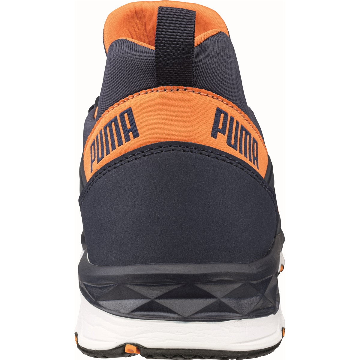 PUMA Safety MOTION PROTECT CHASE LOW S1PS ESD Textile Safety Trainers - Blue/Orange