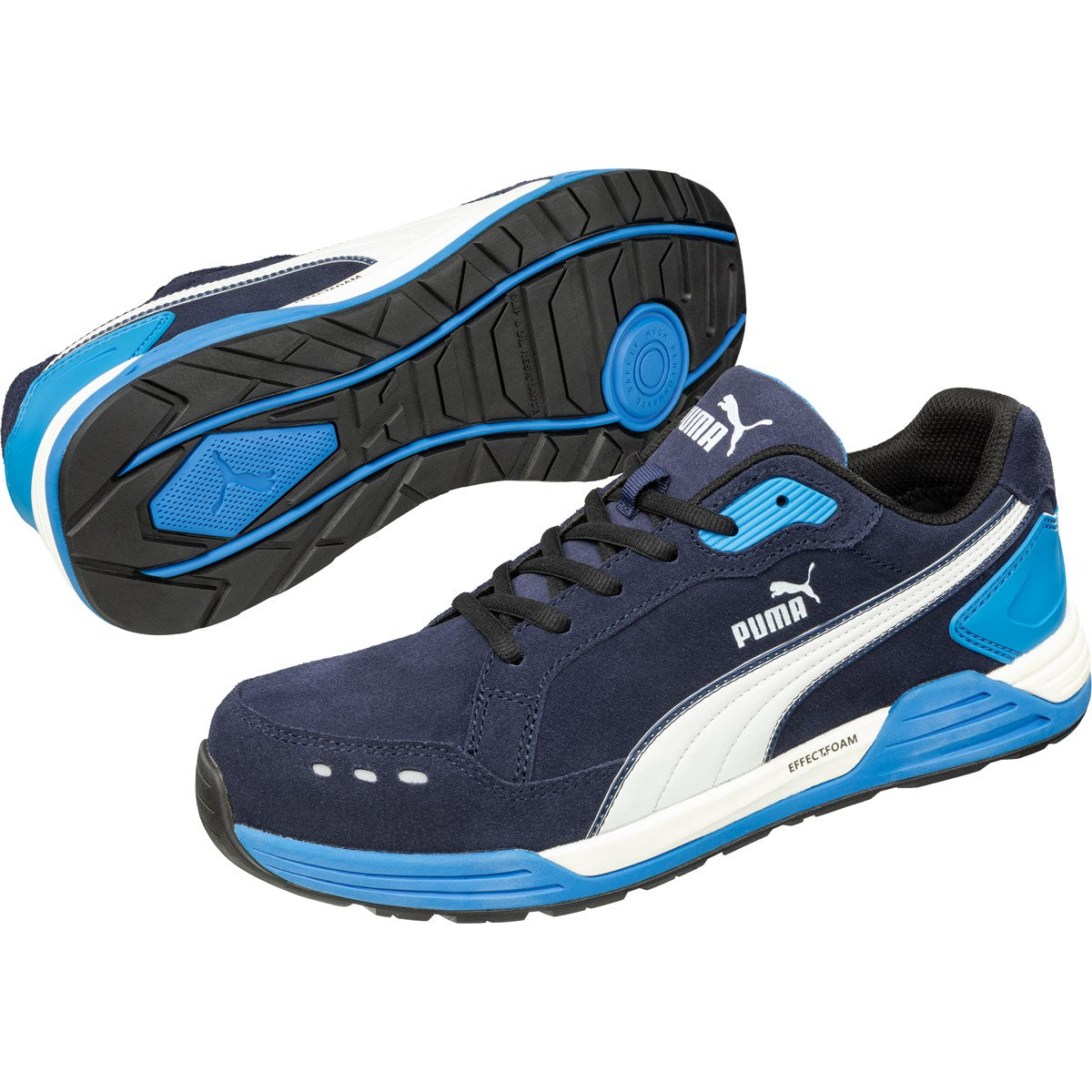 PUMA Safety URBAN EFFECT AIRTWIST LOW S3 ESD Suede Leather Safety Trainers