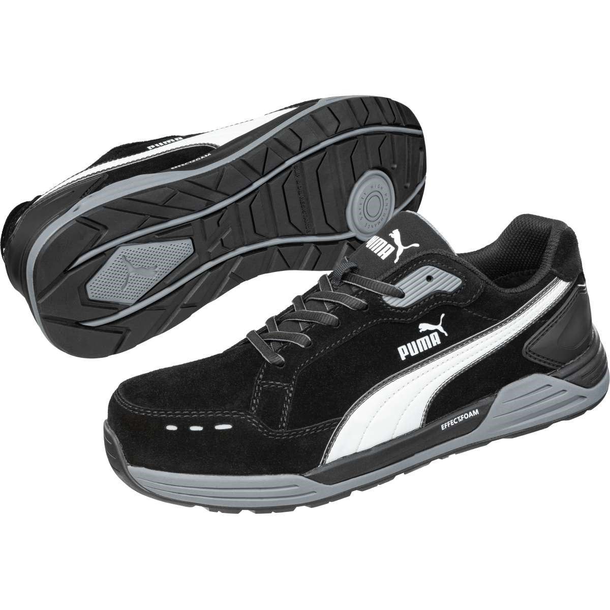 PUMA Safety URBAN EFFECT AIRTWIST LOW S3 ESD Suede Leather Safety Trainers