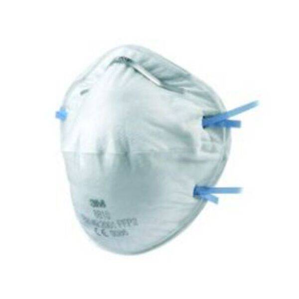 3M 8810 FFP2 Disposable Cup Shaped Half Face Mask without Valve (Pack of 20) - SecureHeights