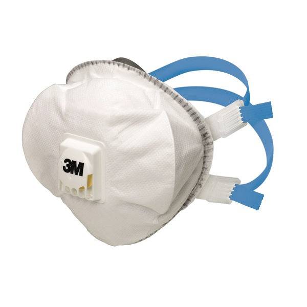 3M 8825+ FFP2 Disposable Soft Cup Shaped Half Face Mask with Valve (Pack of 5) - SecureHeights