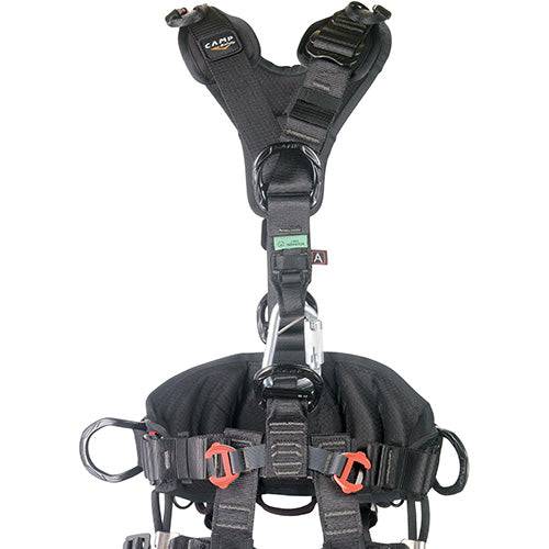 CAMP Safety ACCESS XT BLACK Full Body Suspension Harness 266203 - SecureHeights