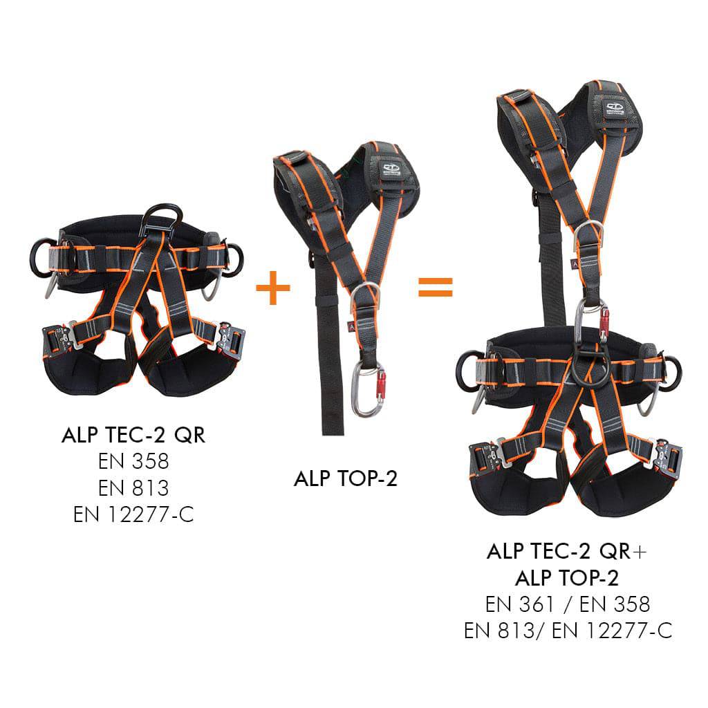 Climbing Technology ALT TOP-2 Detachable Chest Harness 7H159AFO1 - SecureHeights