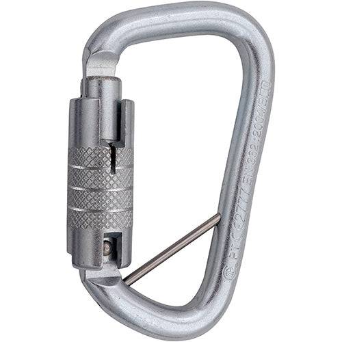 Camp Safety D PLUS 3LOCK PIN High Strength Triple Lock Steel Carabiner 3106 - SecureHeights