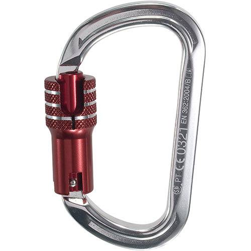 CAMP Safety ANSI OVAL ALU 3LOCK Triple Lock Aluminium Carabiner 2147 - SecureHeights