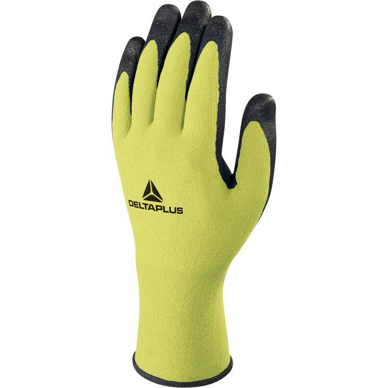 DeltaPlus APOLLONIT VV734 TPU/Nitrile Foam Coated Palm 15 Gauge Polyester/Spandex Knitted General Handling Gloves (10 Pairs) - SecureHeights