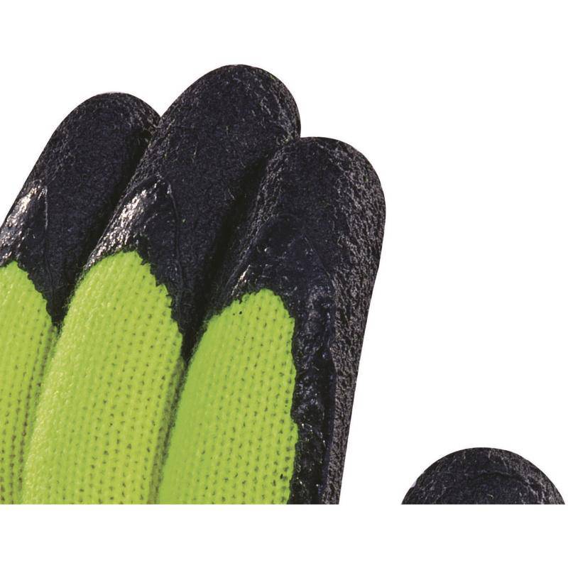 DeltaPlus APOLLON WINTER CUT VV737 Cut E Foam Latex Coated Palm 10 Gauge Polyethylene/Acrylic Knitted Thermal Gloves (3 Pairs) - SecureHeights