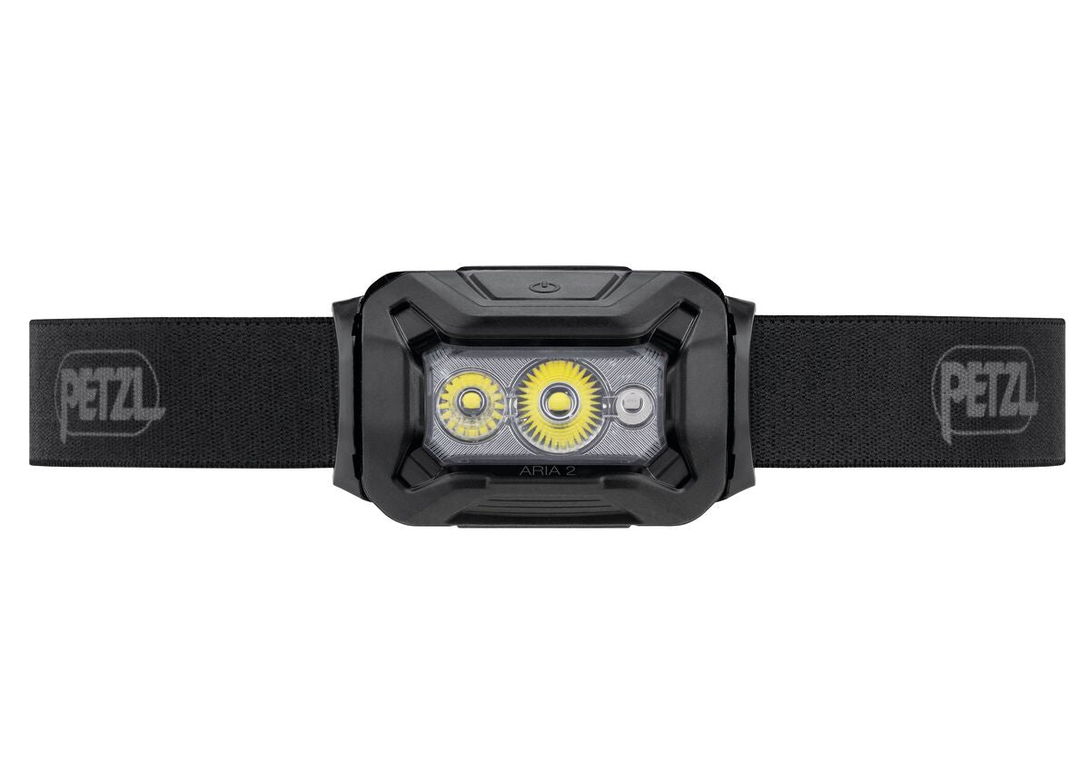 Petzl ARIA 2 RGB 450 Lumens Rechargeable Mixed Beam HYBRID Waterproof Headlamp E070BA00 - SecureHeights