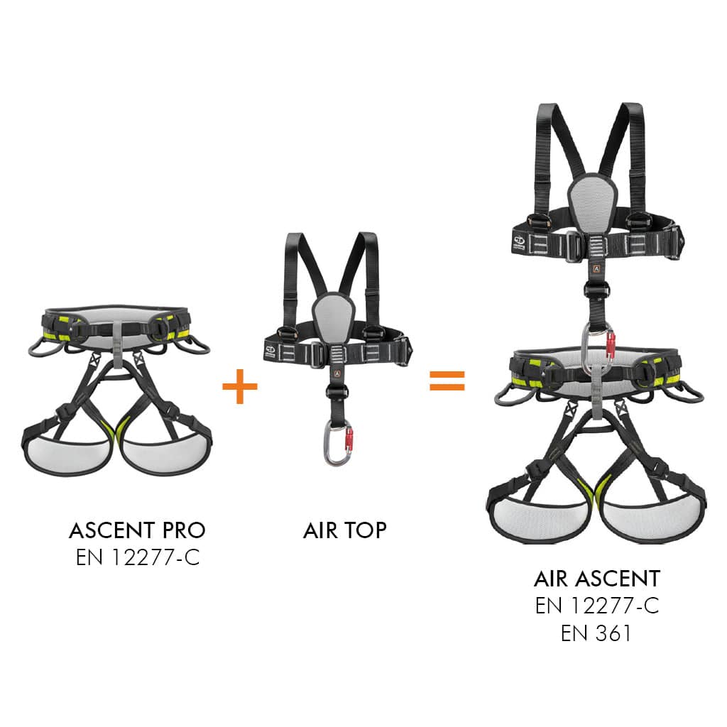 Climbing Technology ASCENT PRO Rescue Harness - SecureHeights