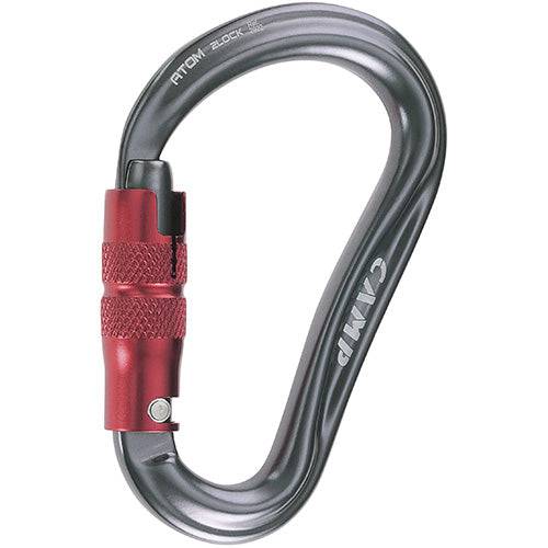 CAMP Safety ATOM 2LOCK D-Shape Twist Lock Alumium Carabiner 2922 - SecureHeights
