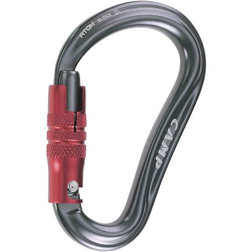 CAMP Safety ATOM 3LOCK D-Shape Triple Lock Aluminium Carabiner 2923 - SecureHeights