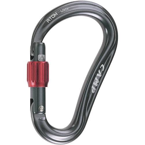 CAMP Safety ATOM LOCK D-Shape Screwgate Aluminium Carabiner - SecureHeights