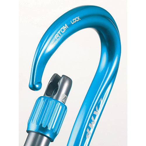 CAMP Safety ATOM LOCK D-Shape Screwgate Aluminium Carabiner - SecureHeights