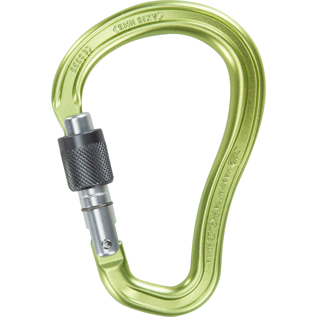 Climbing Technology AXIS HMS SG Light-Alloy Screwgate Carabiner 2C38500ZZB - SecureHeights