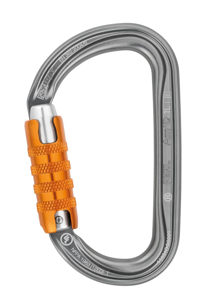 Petzl Am’D Lightweight Aluminium Asymmetrical Triact Lock Carabiner - SecureHeights