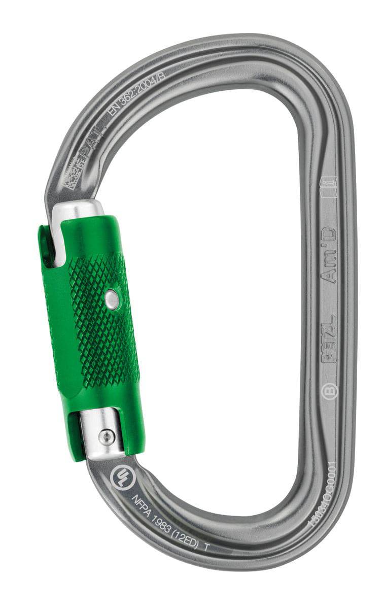 Petzl Am’D PIN LOCK Aluminium Asymmetrical Carabiner - SecureHeights