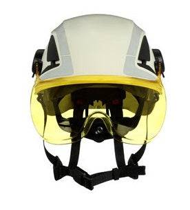 3M Amber AF/AS Polycarbonate Short Visor for X5000 and X5500 Safety Helmets (Pack of 10) X5-SV03-CE - SecureHeights
