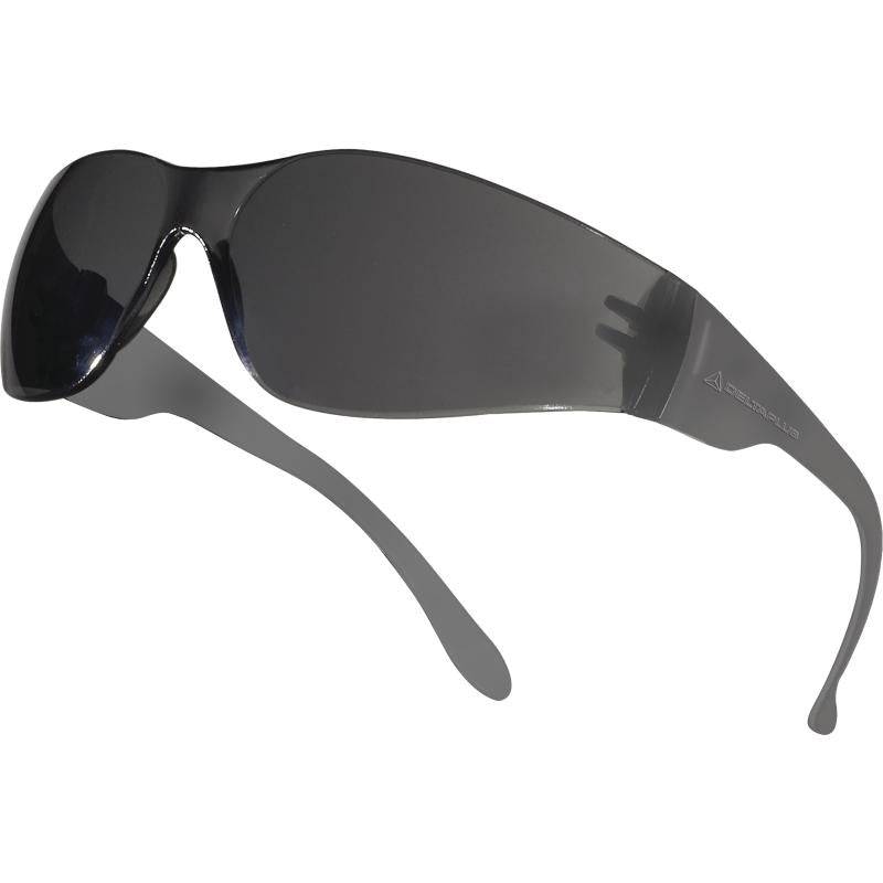 DeltaPlus BRAVA2 SMOKE Polycarbonate Monobloc Safety Glasses (Pack of 10) BRAV2FU - SecureHeights
