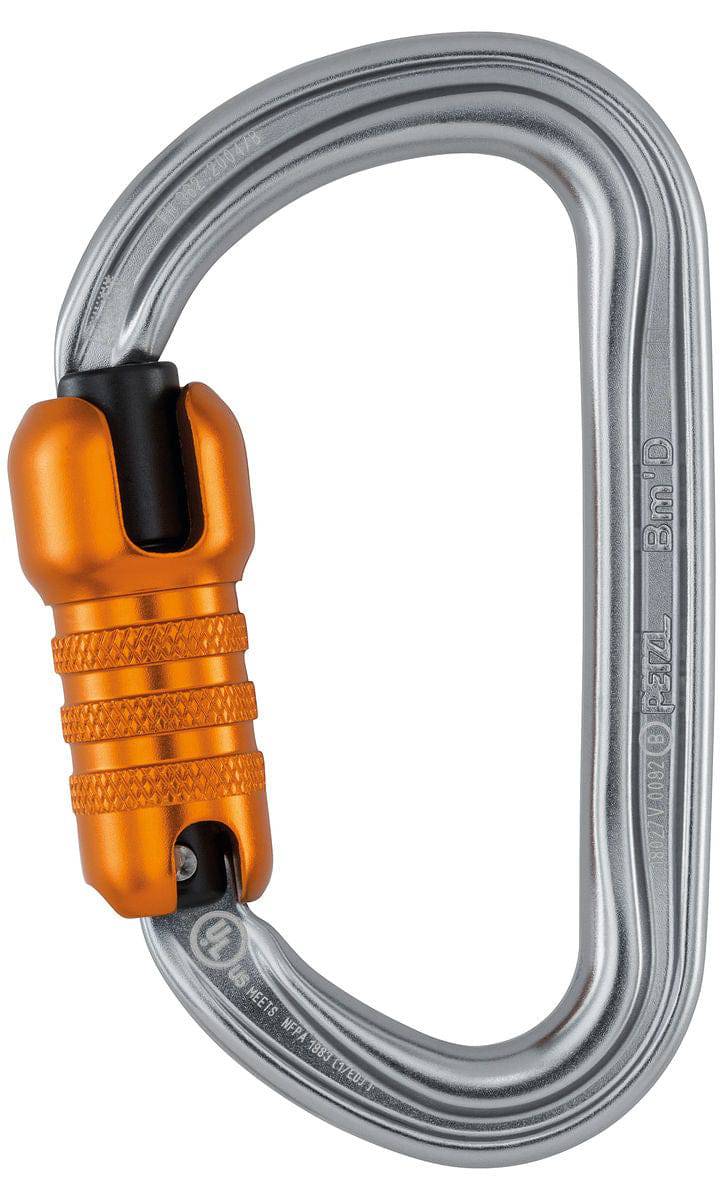 Petzl Bm'D Lightweight High Strength Asymmetrical Aluminium Triact Lock Carabiner - SecureHeights