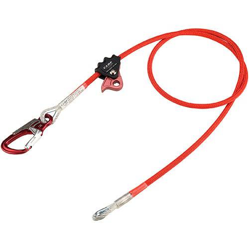 CAMP Safety CABLE ADJUSTER Work Positioning Adjustable Steel Lanyard with 23mm Aluminium Hook - SecureHeights