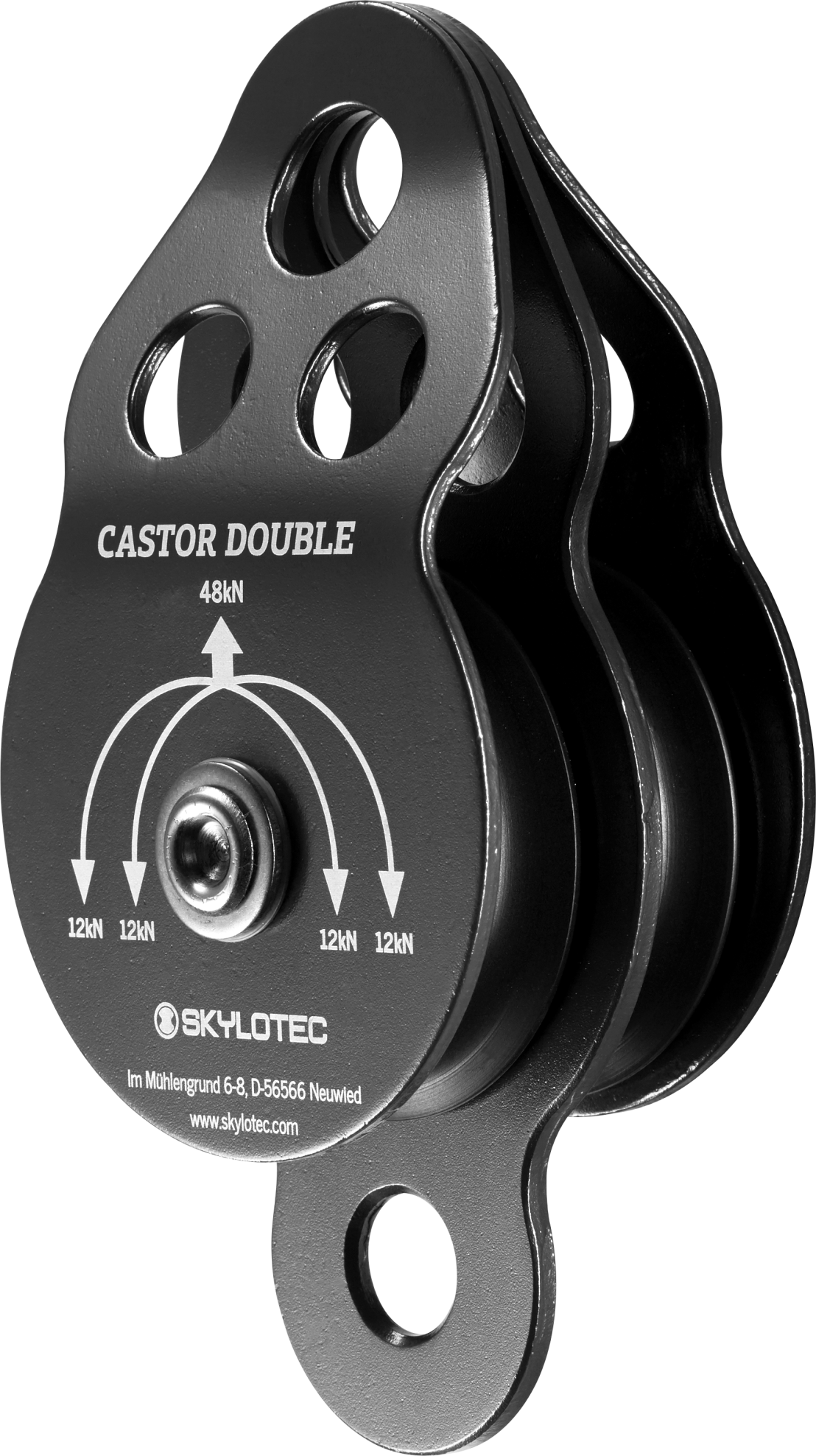 Skylotec CASTOR DOUBLE Aluminium Double Pulley H-202 - SecureHeights