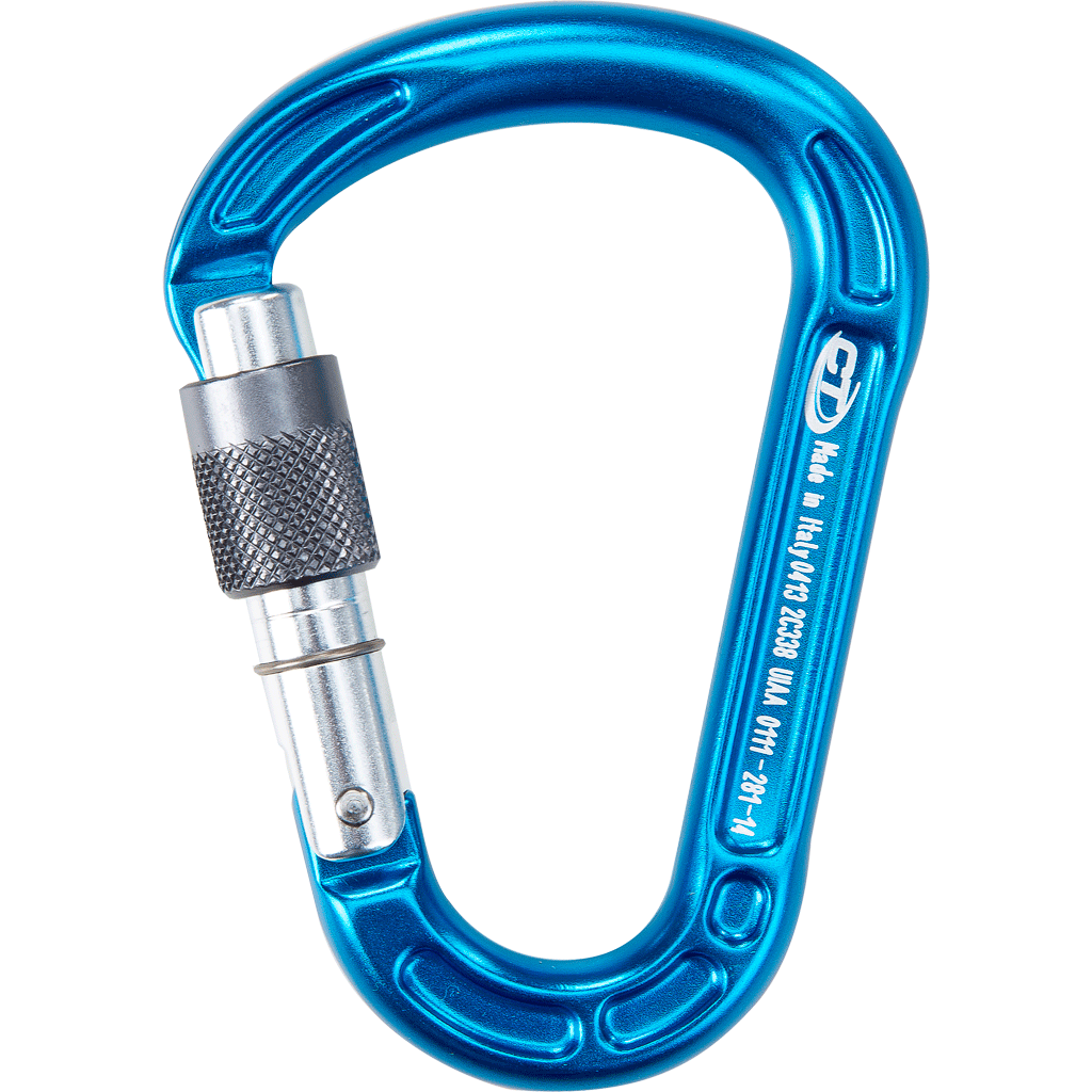 Climbing Technology CONCEPT SG Light-Alloy HMS Screwgate Carabiner 2C33800WNE - SecureHeights