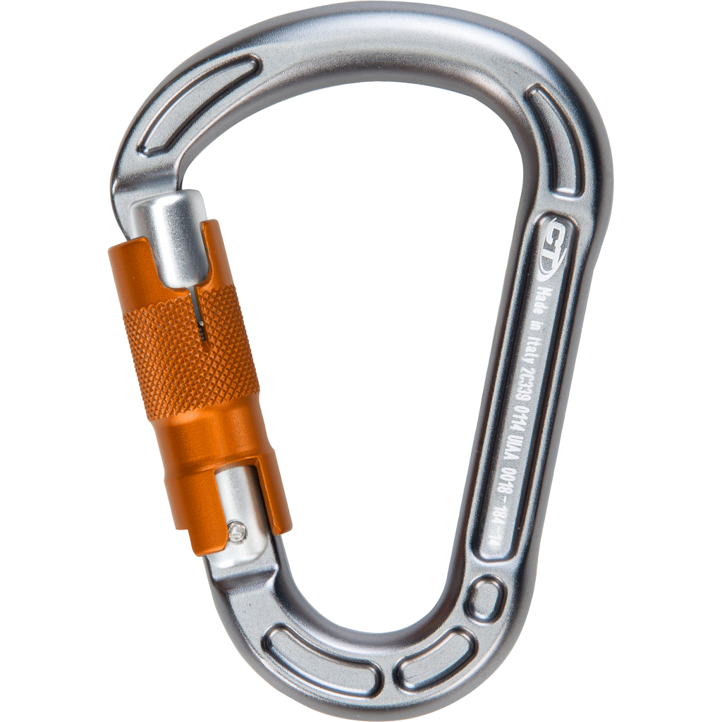 Climbing Technology CONCEPT WG Light-Alloy HMS Twist Lock Carabiner 2C39900ZPE - SecureHeights