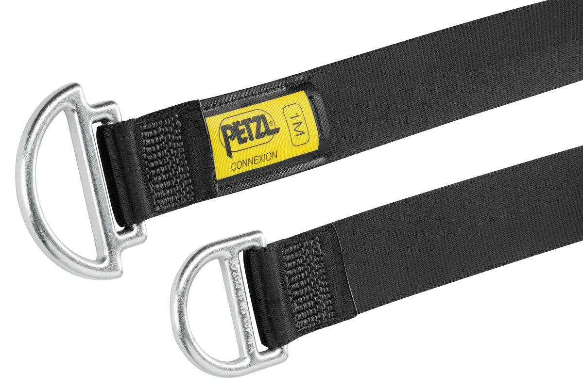 Petzl CONNEXION FIXE Anchor Strap with Forged Steel Attachment Points 100cm-200cm - SecureHeights